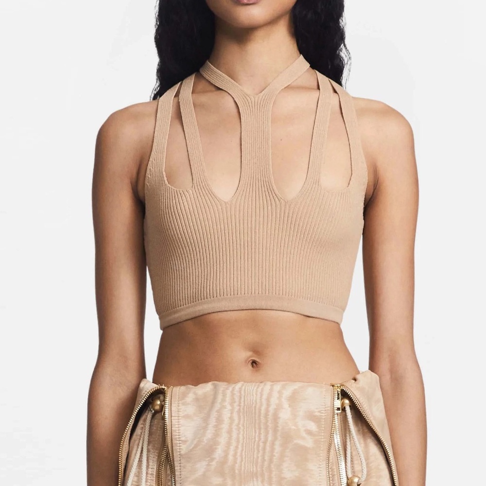Lustrate fork crop top Dion Lee